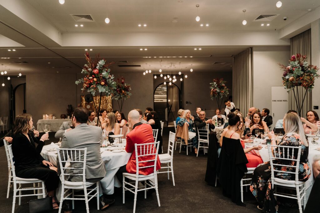 Guest table arrangements, Marnong Estate