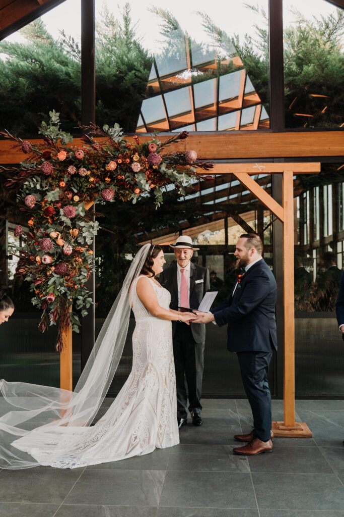 Ceremony flowers at Marnong Estate